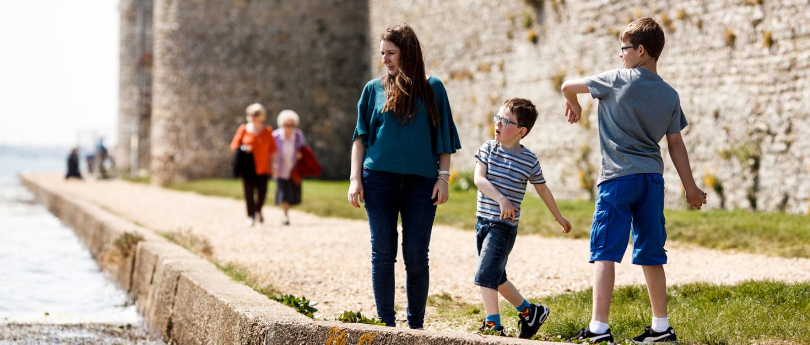 Portchester Castle - image courtesy of English Heritage